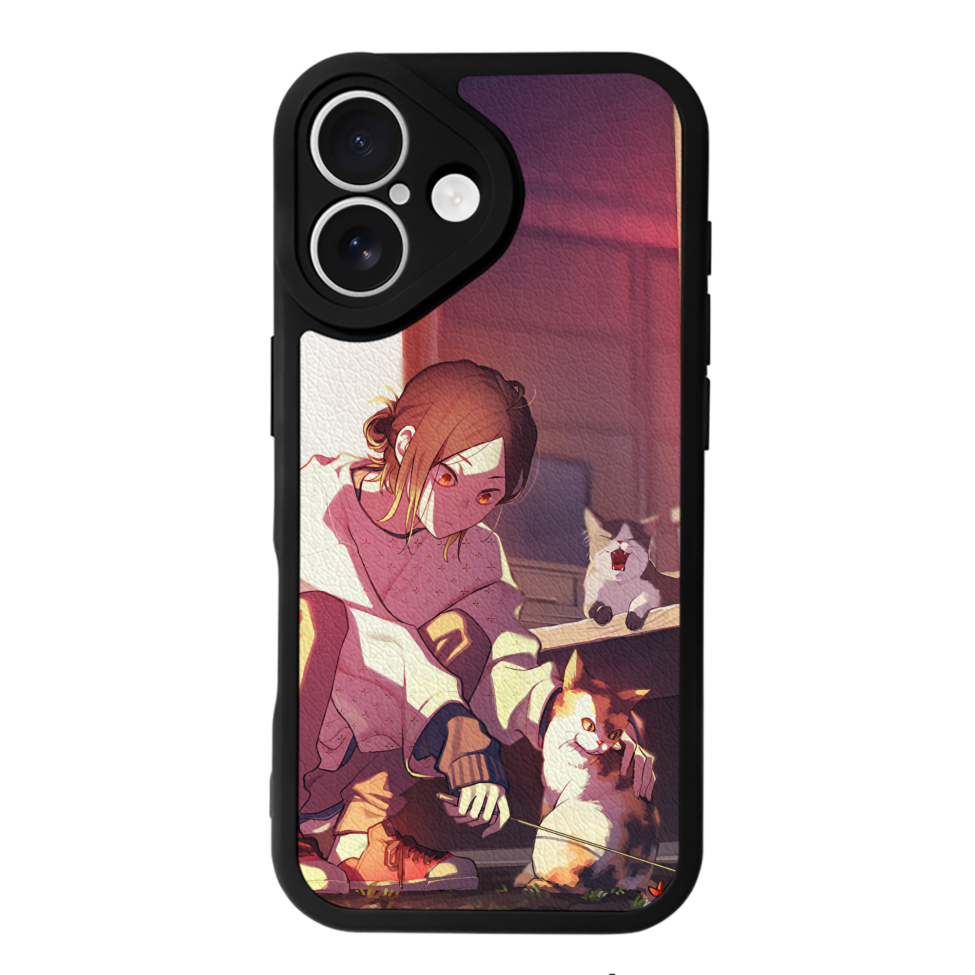 （画像用） ハイキュー!! Haikyu!! 【iPhone 16シリーズ対応】シリコンスマホケース（レザー調） 材質：シリコン